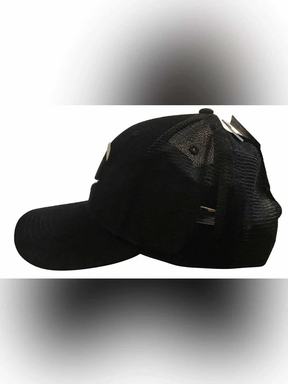 Champion Black Hat with Embroidered 'C' Logo